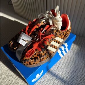 Adidas Women’s Samba OG Red Leopard Sneakers US 7